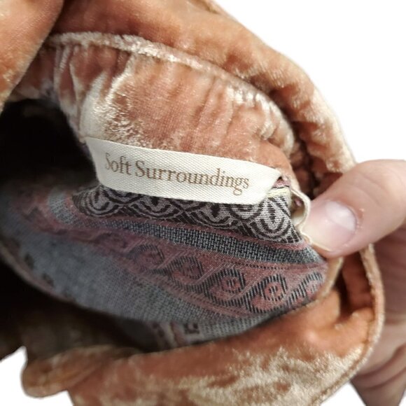 Soft Surroundings Womens Multicolor Embroidered Floral Blouse Shirt Size S - Picture 3 of 7